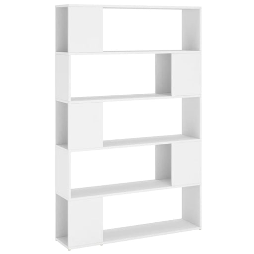 Book Cabinet Room Divider White 100x24x155 Cm Chipboard
