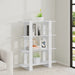 Book Cabinet Room Divider White 100x30x123.5 Cm Nooptn