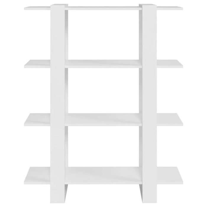 Book Cabinet Room Divider White 100x30x123.5 Cm Nooptn