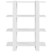 Book Cabinet Room Divider White 100x30x123.5 Cm Nooptn