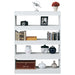 Book Cabinet Room Divider White 100x30x135 Cm Nooipa