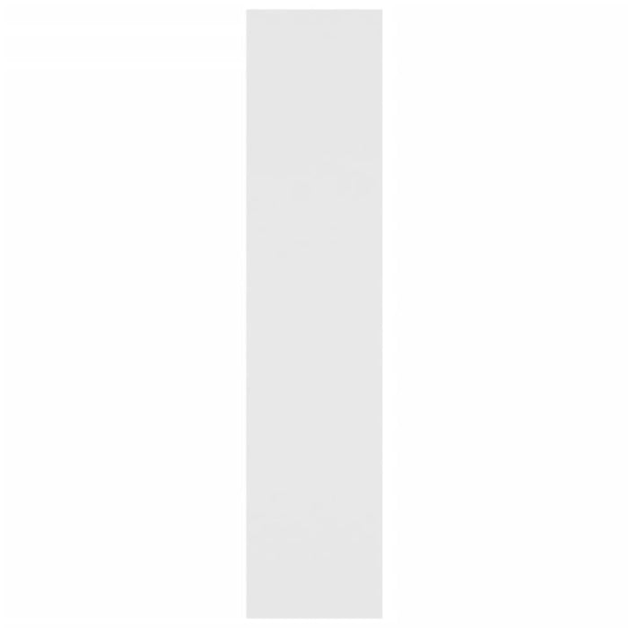 Book Cabinet Room Divider White 100x30x135 Cm Nooipa