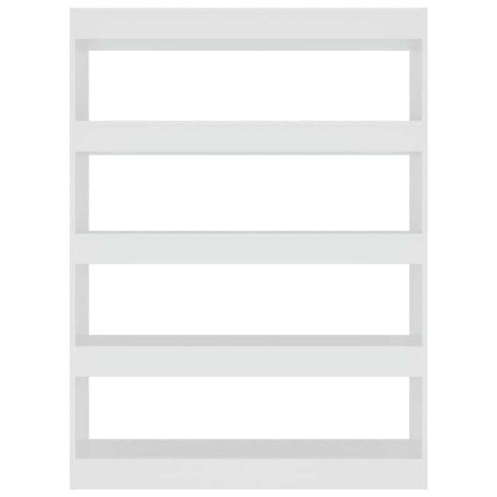 Book Cabinet Room Divider White 100x30x135 Cm Nooipa