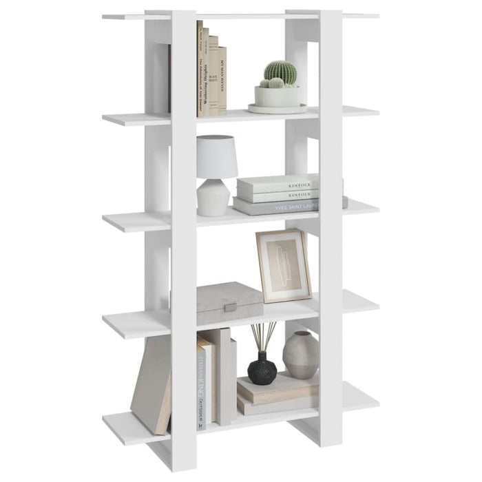 Book Cabinet Room Divider White 100x30x160 Cm Noopxk