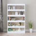 Book Cabinet Room Divider White 100x30x166 Cm Nooilt