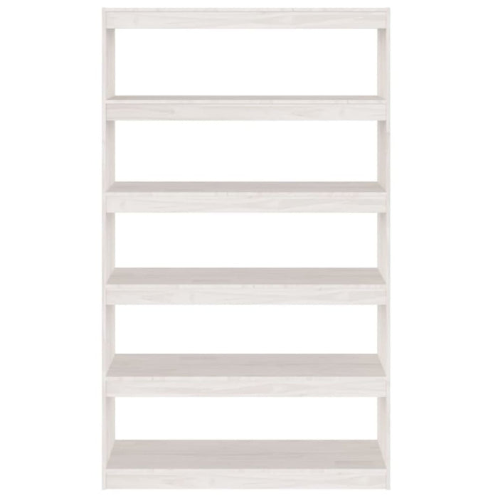 Book Cabinet Room Divider White 100x30x167.5 Cm Solid