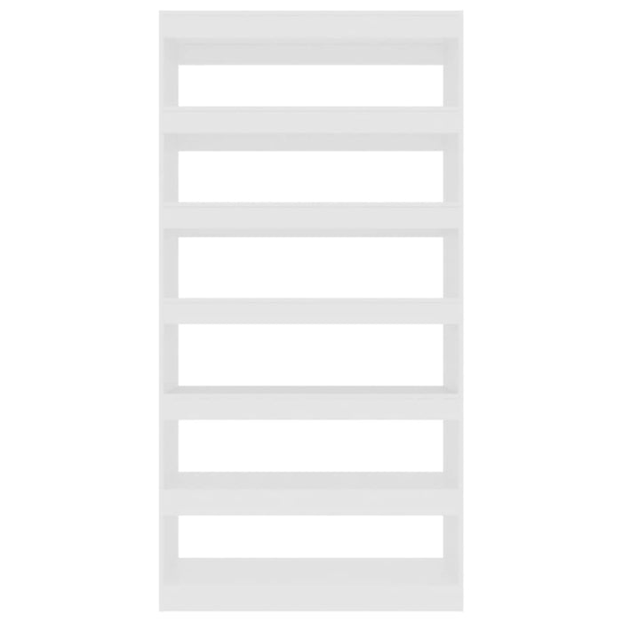 Book Cabinet Room Divider White 100x30x198 Cm Engineered