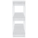 Book Cabinet Room Divider White 100x30x87 Cm Noopai