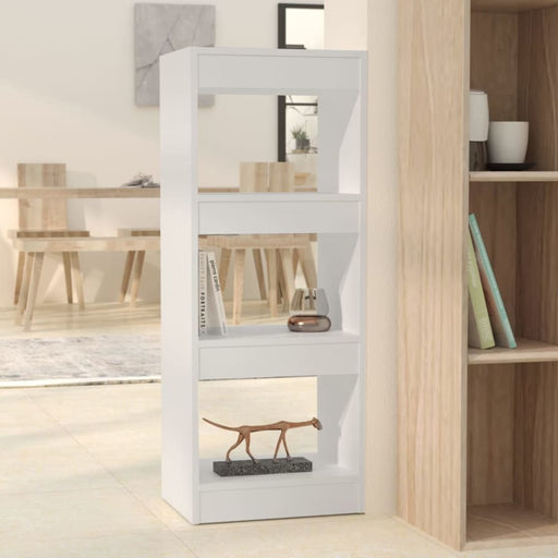 Book Cabinet Room Divider White 40x30x103 Cm Engineered