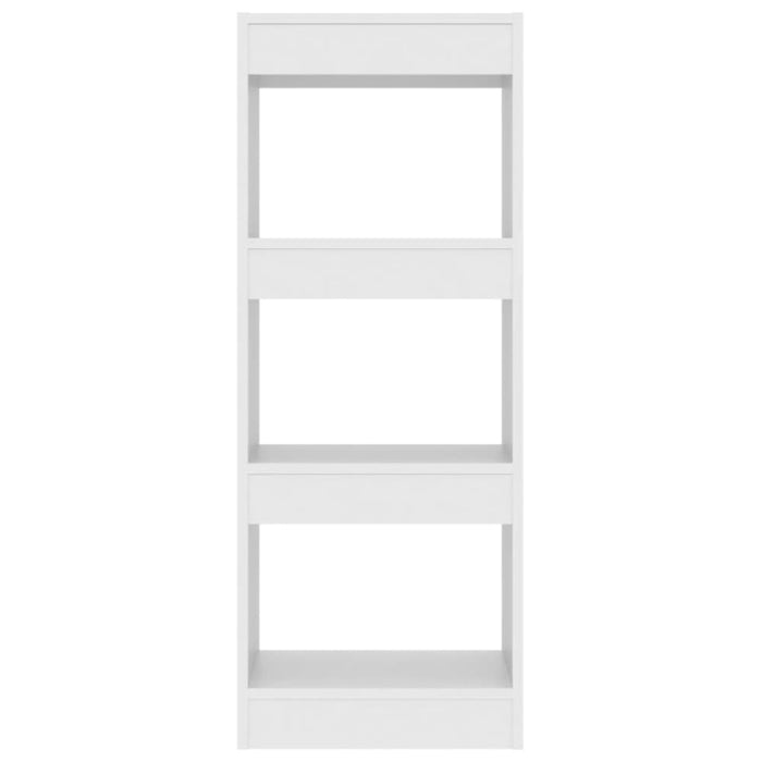 Book Cabinet Room Divider White 40x30x103 Cm Engineered