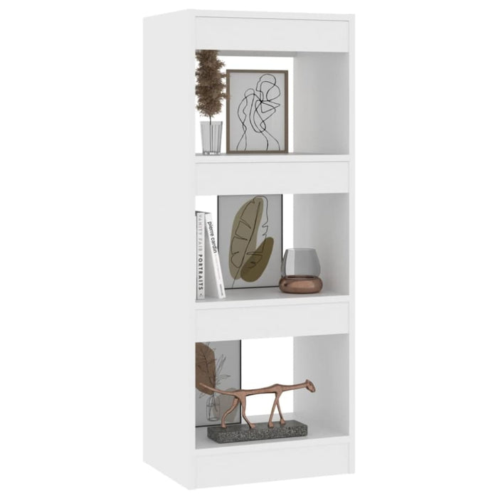 Book Cabinet Room Divider White 40x30x103 Cm Engineered