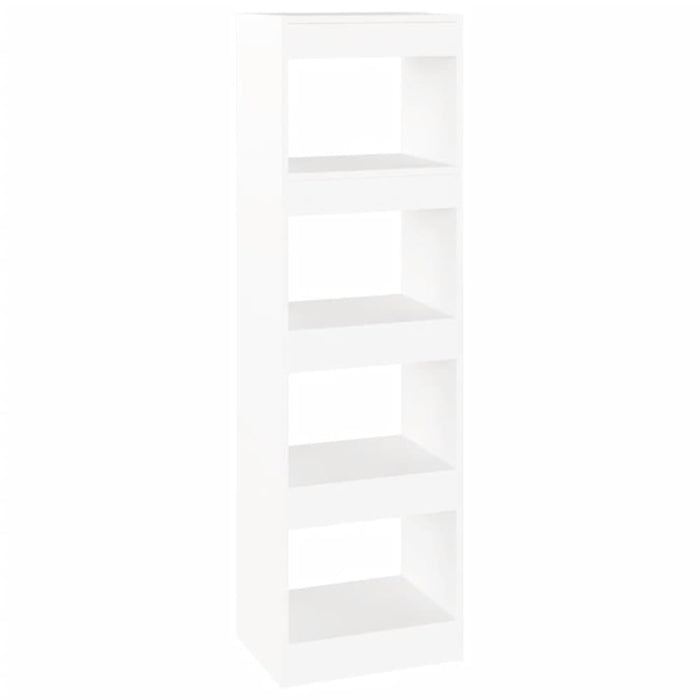 Book Cabinet Room Divider White 40x30x135 Cm Noolok