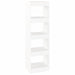Book Cabinet Room Divider White 40x30x135 Cm Noolok