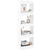 Book Cabinet Room Divider White 40x30x135 Cm Noolok