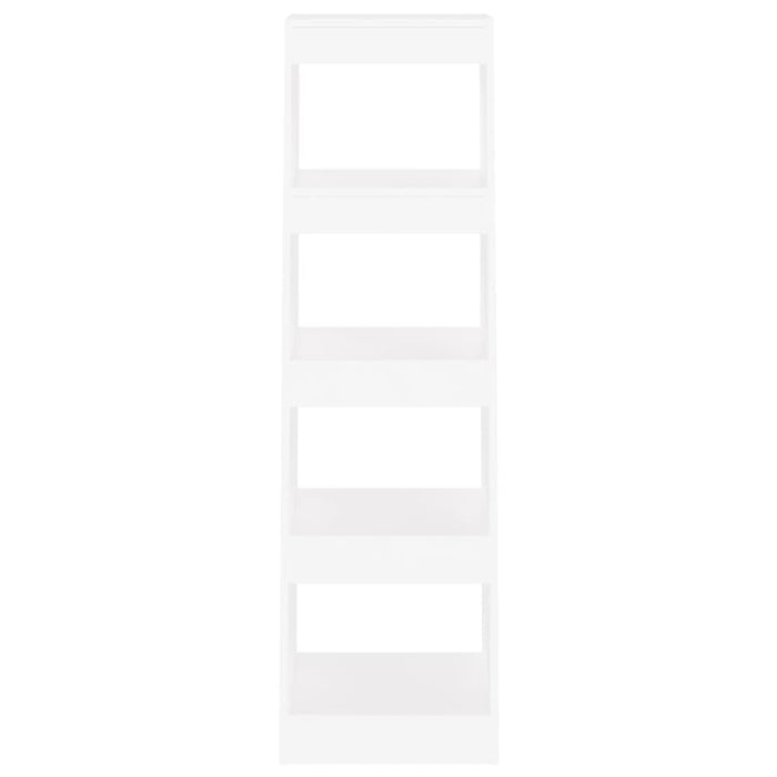 Book Cabinet Room Divider White 40x30x135 Cm Noolok