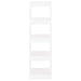 Book Cabinet Room Divider White 40x30x135 Cm Noolok
