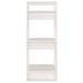 Book Cabinet Room Divider White 41x35x91 Cm Solid Wood Pine