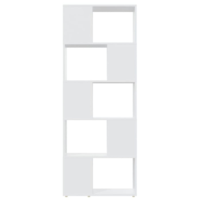 Book Cabinet Room Divider White 60x24x155 Cm Chipboard