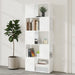 Book Cabinet Room Divider White 60x24x155 Cm Chipboard
