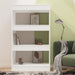 Book Cabinet Room Divider White 60x30x103 Cm Engineered