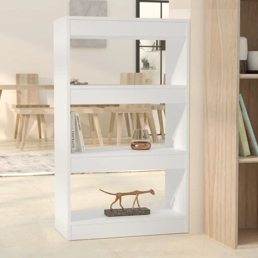 Book Cabinet Room Divider White 60x30x103 Cm Engineered