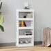 Book Cabinet Room Divider White 60x30x135 Cm Engineered