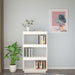 Book Cabinet Room Divider White 60x35x103 Cm Solid Wood
