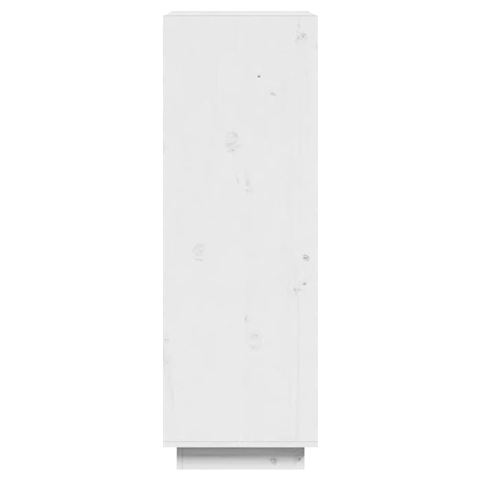 Book Cabinet Room Divider White 60x35x103 Cm Solid Wood