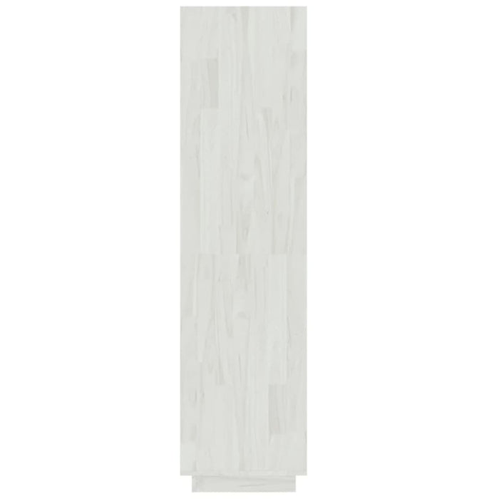 Book Cabinet Room Divider White 60x35x135 Cm Solid Pinewood