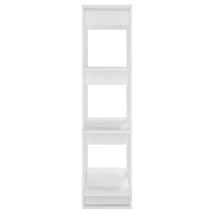Book Cabinet Room Divider White 80x30x123.5 Cm Noopia