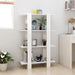 Book Cabinet Room Divider White 80x30x123.5 Cm Noopia