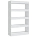 Book Cabinet Room Divider White 80x30x135 Cm Engineered