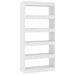 Book Cabinet Room Divider White 80x30x166 Cm Engineered