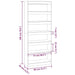 Book Cabinet Room Divider White 80x30x198 Cm Engineered