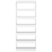 Book Cabinet Room Divider White 80x30x198 Cm Engineered