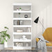 Book Cabinet Room Divider White 80x30x198 Cm Engineered