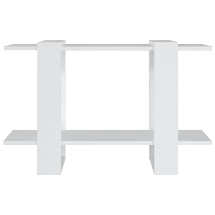 Book Cabinet Room Divider White 80x30x51 Cm Noopkx