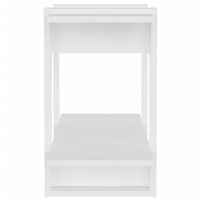 Book Cabinet Room Divider White 80x30x51 Cm Noopkx