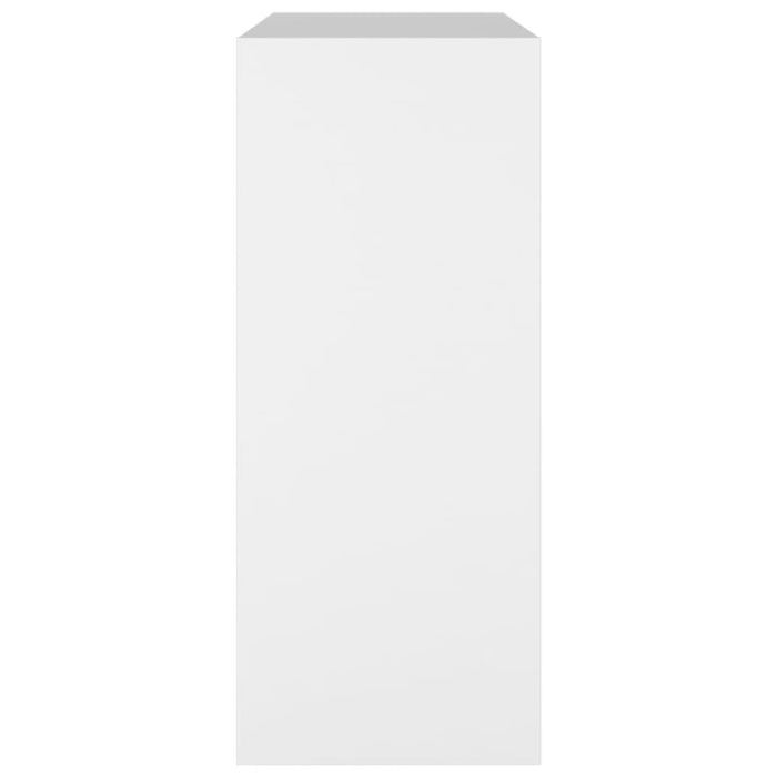 Book Cabinet Room Divider White 80x30x72 Cm Noolko