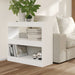 Book Cabinet Room Divider White 80x30x72 Cm Noolko