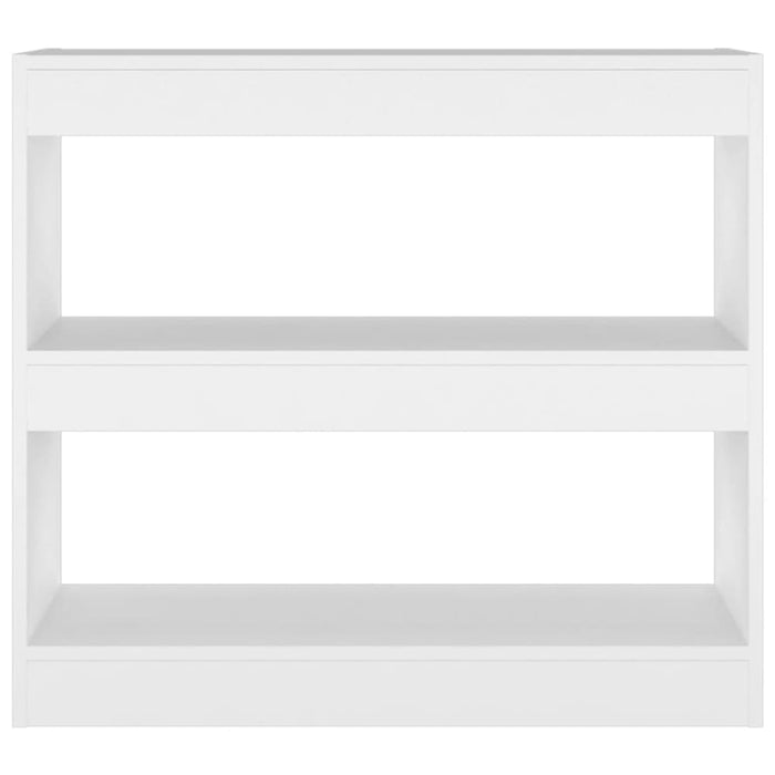 Book Cabinet Room Divider White 80x30x72 Cm Noolko