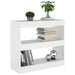 Book Cabinet Room Divider White 80x30x72 Cm Noolko