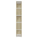 Book Cabinet Room Divider White&sonoma Oak 60x24x155 Cm