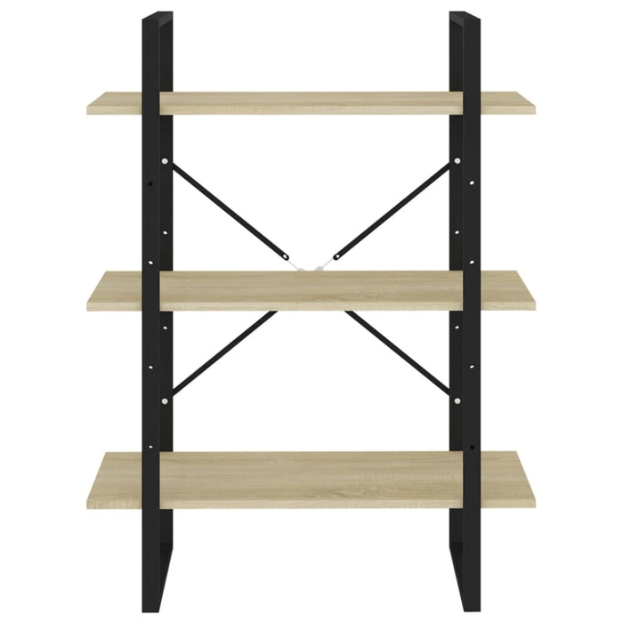 Book Cabinet Sonoma Oak 80x30x105 Cm Chipboard Nblptb