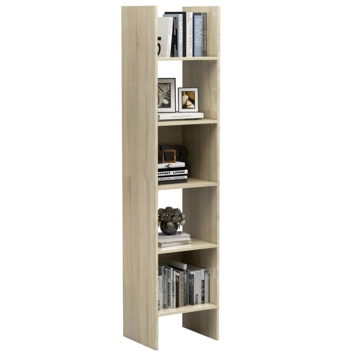 Book Cabinet Sonoma Oak Chipboard Nbtabo