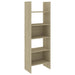 Book Cabinet Sonoma Oak Chipboard Nbtaob