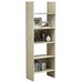 Book Cabinet Sonoma Oak Chipboard Nbtaob