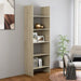 Book Cabinet Sonoma Oak Chipboard Nbtaob