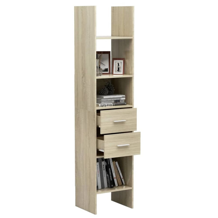 Book Cabinet Sonoma Oak Chipboard Nbtaok