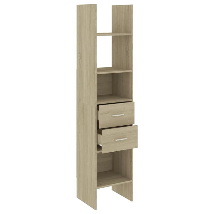Book Cabinet Sonoma Oak Chipboard Nbtaok